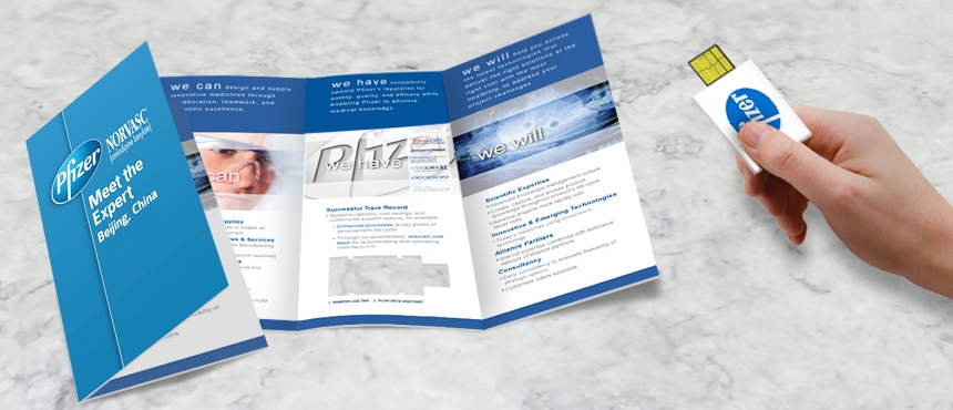 Smart Tri-Fold Brochure | CustomUSB Print Solution