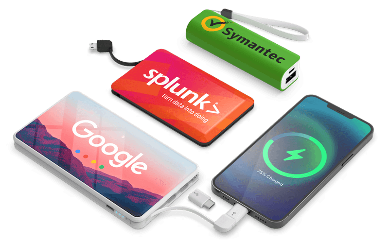 Custom Power Banks &amp;&lt;br&gt; Portable Mobile Chargers