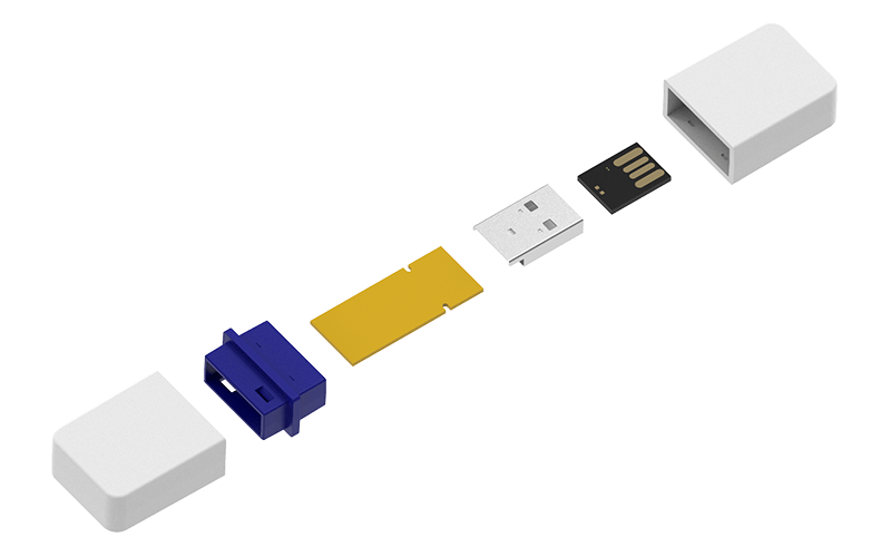 Domino USB Flash Drive | Exploded Diagram