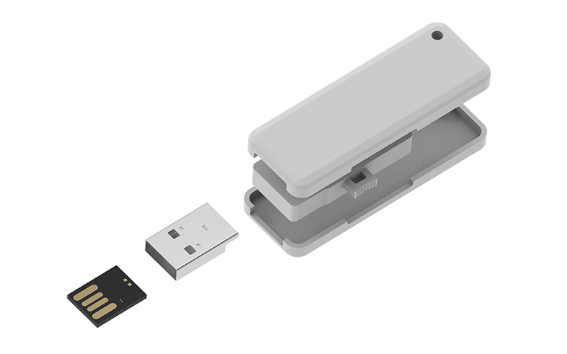 Slider USB Flash Drive | Exploded Diagram