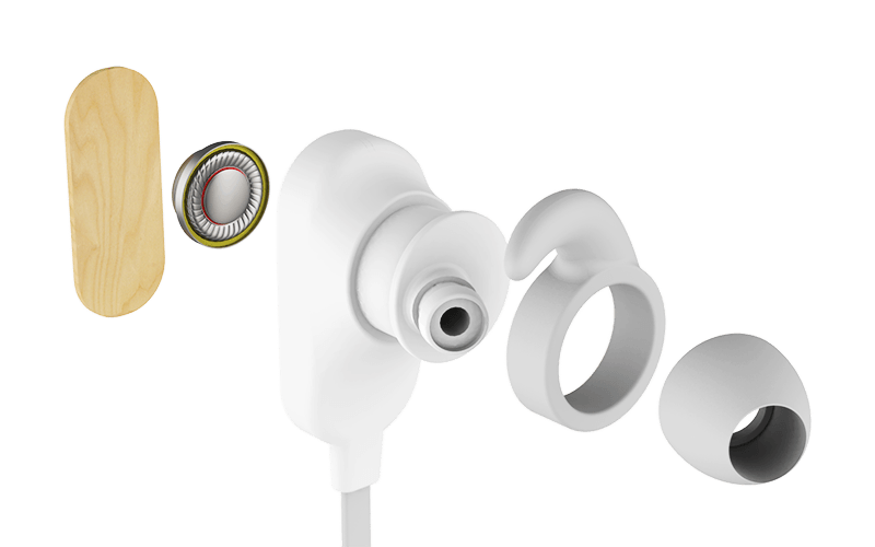 Nature Bluetooth Earbuds Exploded Diagram