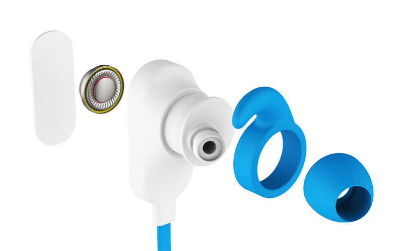 Pulse Bluetooth Earbuds Exploded Diagram