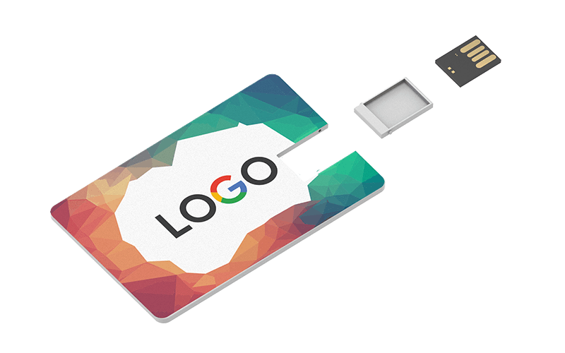 Wallet Card MicroFlip USB Flash Drive | Exploded Diagram